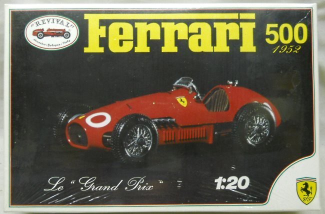 Revival 1/20 Ferrari 500 1952 Le Grand Prix, 85102P plastic model kit